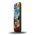 mona lisa x van gogh back phone cover | glass case for oneplus nord 4