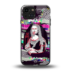 mona remix back phone cover | glass case for iphone 13 mini