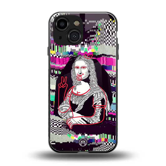 mona remix back phone cover | glass case for iphone 13 mini