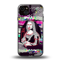 mona remix back phone cover | glass case for iphone 14 plus