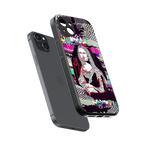 mona remix back phone cover | glass case for iphone 14 plus