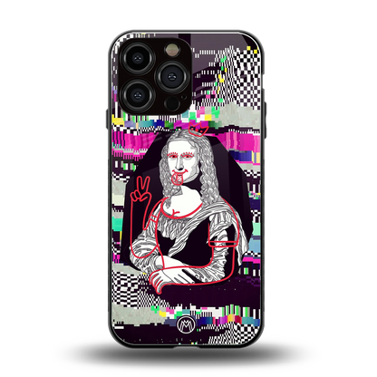 mona remix back phone cover | glass case for iphone 14 pro max