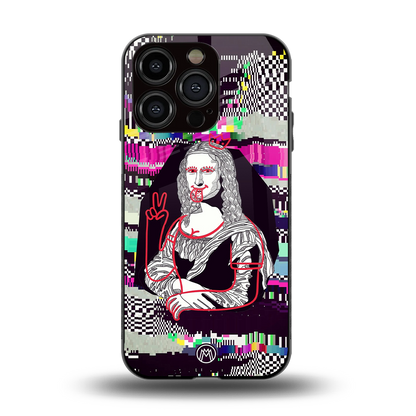 mona remix back phone cover | glass case for iphone 15 pro