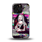 mona remix back phone cover | glass case for iphone 14 pro