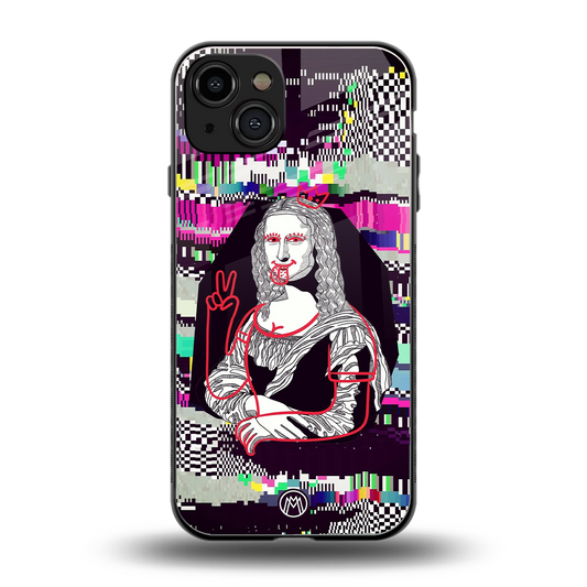 mona remix back phone cover | glass case for iphone 15