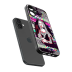 mona remix back phone cover | glass case for iphone 16 plus