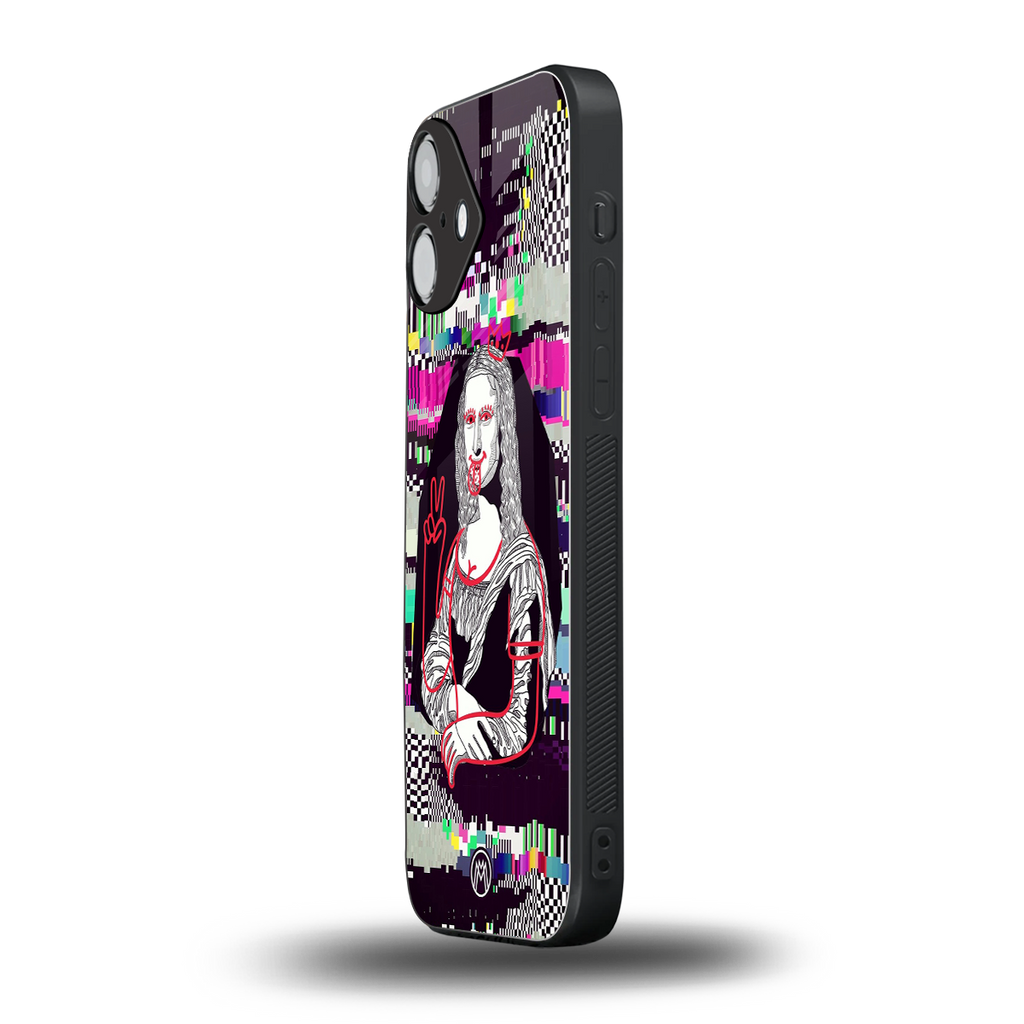 mona remix back phone cover | glass case for iphone 16 plus