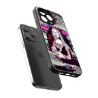mona remix back phone cover | glass case for iphone 16 pro max