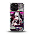 mona remix back phone cover | glass case for iphone 16 pro