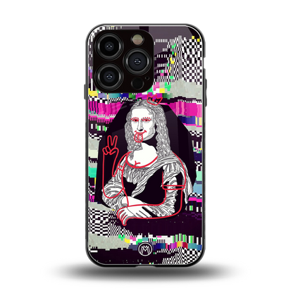 mona remix back phone cover | glass case for iphone 16 pro