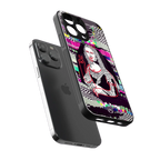 mona remix back phone cover | glass case for iphone 16 pro