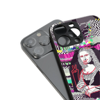 mona remix back phone cover | glass case for iphone 16 pro