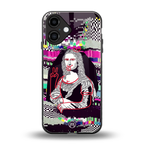 mona remix back phone cover | glass case for iphone 16