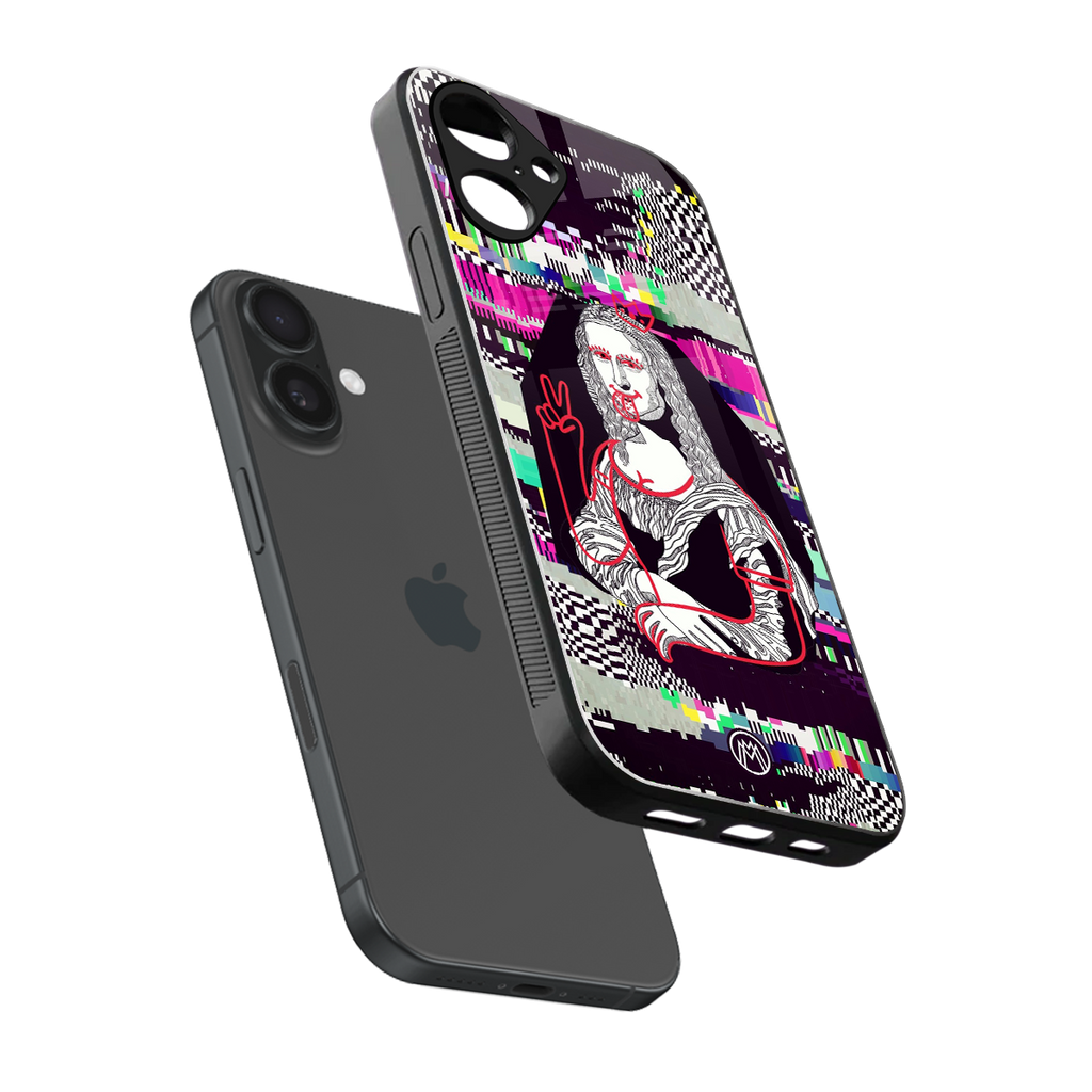 mona remix back phone cover | glass case for iphone 16