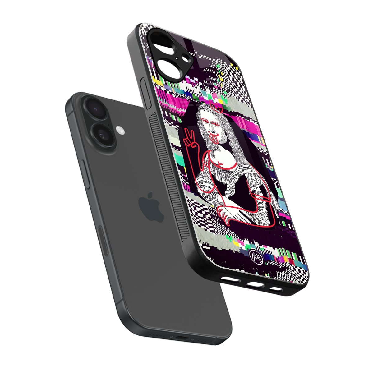 mona remix back phone cover | glass case for iphone 16