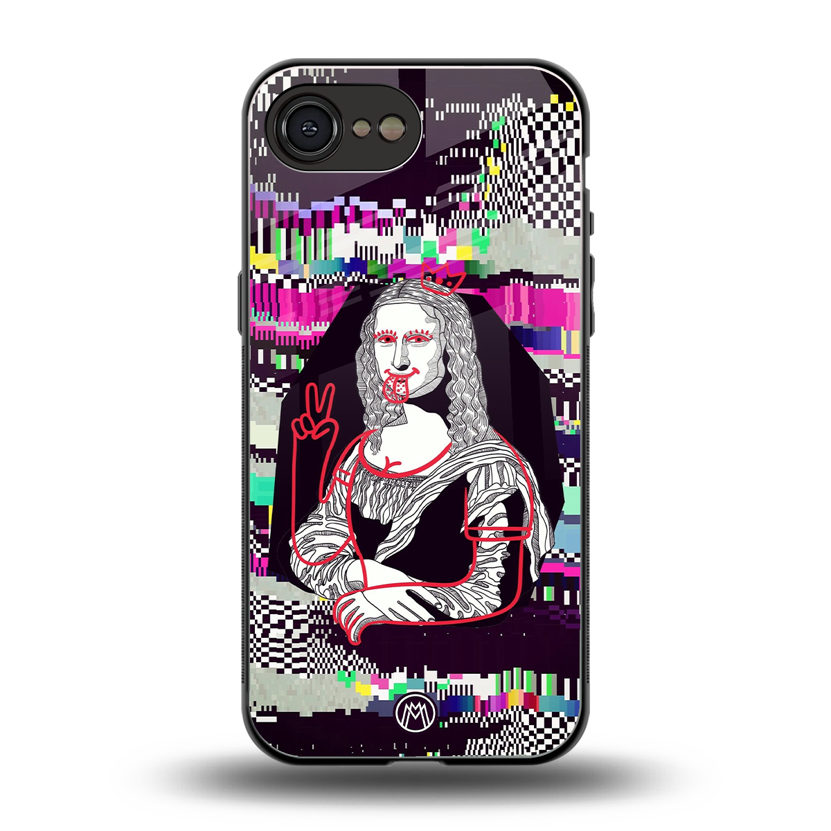 mona remix back phone cover | glass case for iphone 16e