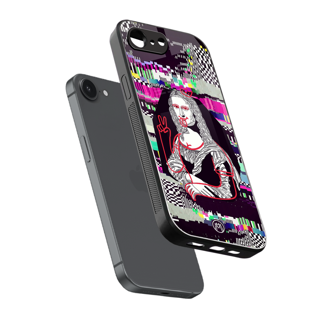 mona remix back phone cover | glass case for iphone 16e