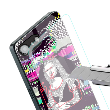 mona remix back phone cover | glass case for iphone 16e