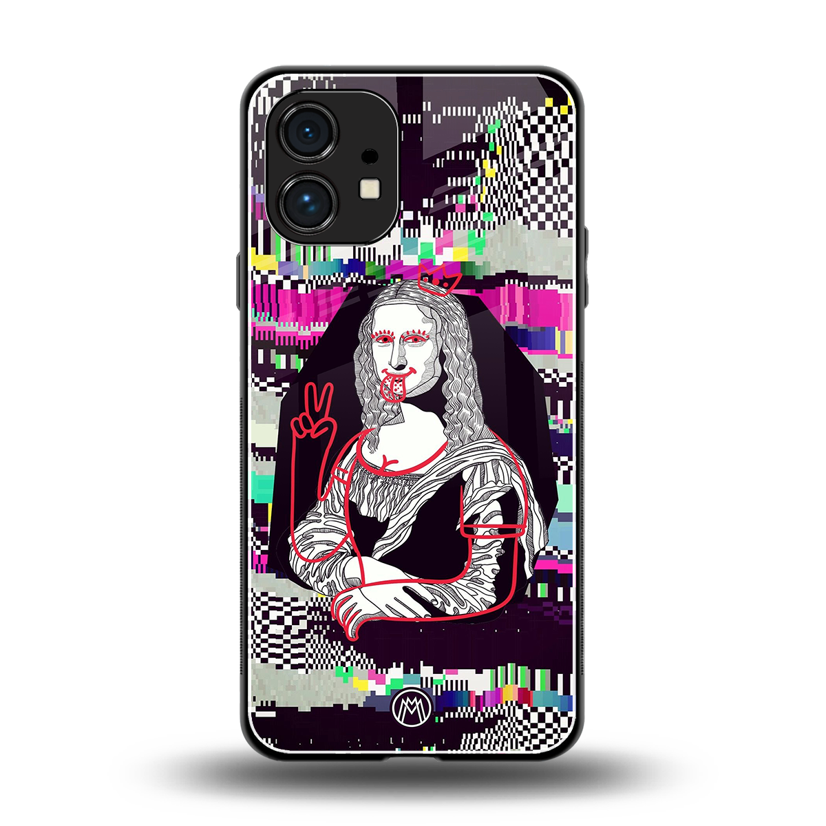 mona remix back phone cover | glass case for nothing phone 1