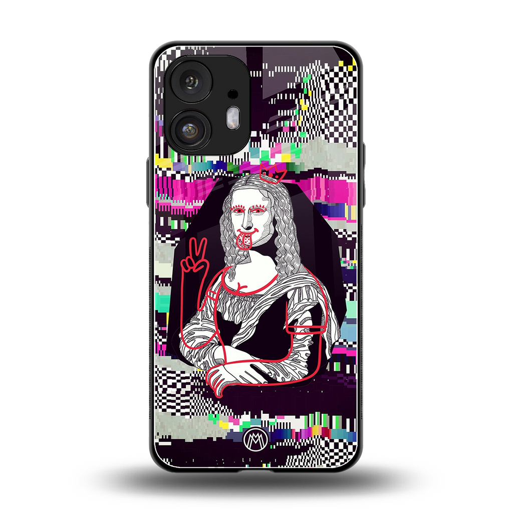 mona remix back phone cover | glass case for nothing phone 2