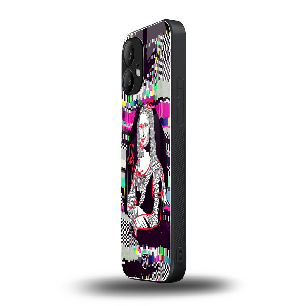 mona remix back phone cover | glass case for nothing phone 2