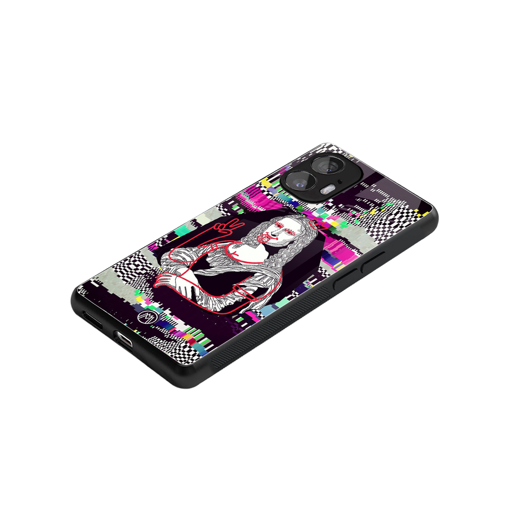mona remix back phone cover | glass case for nothing phone 2
