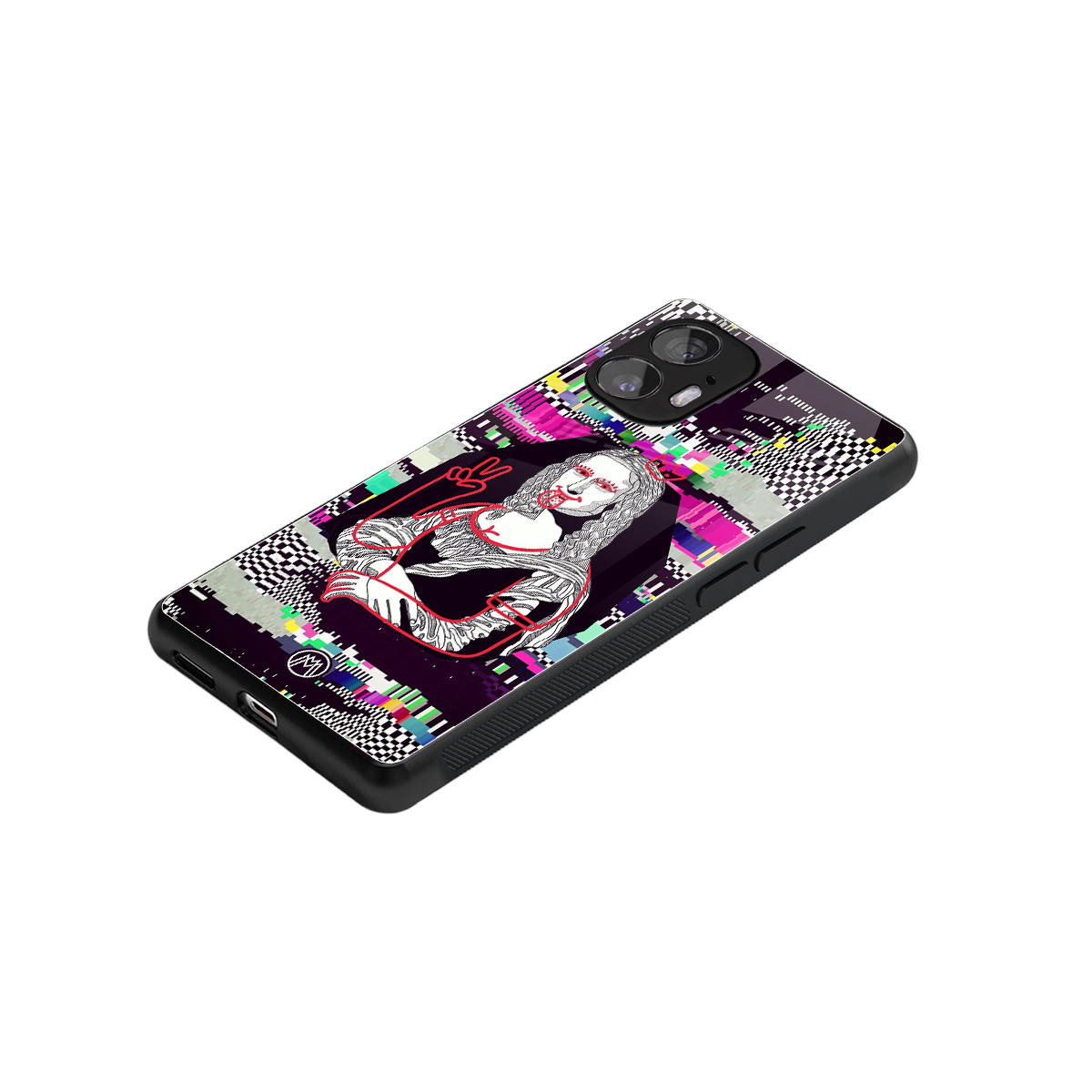 mona remix back phone cover | glass case for nothing phone 2