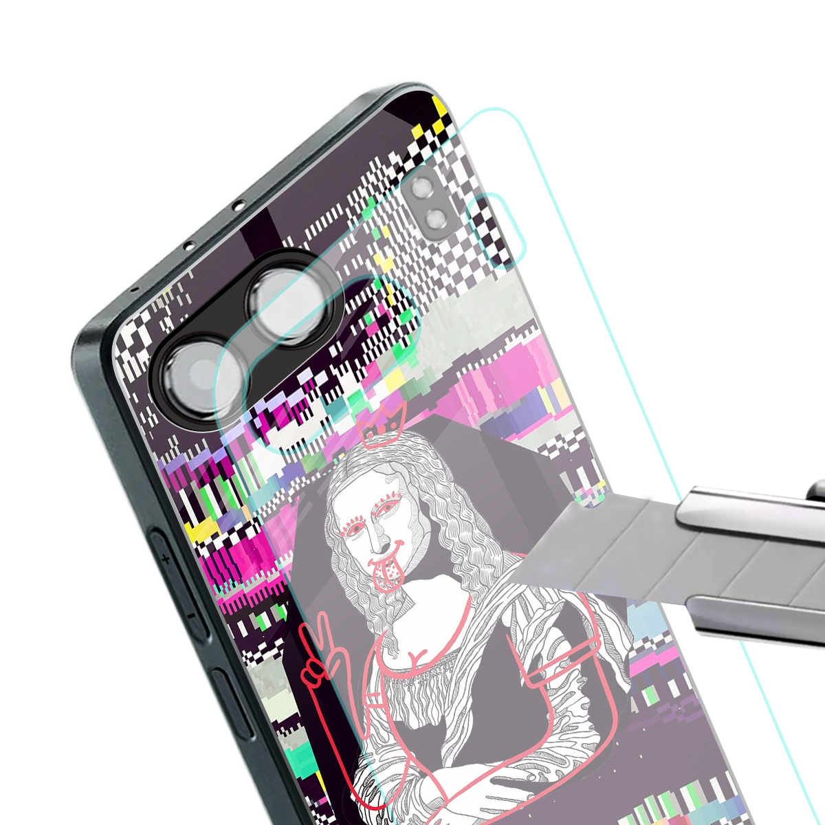 mona remix back phone cover | glass case for oneplus nord 4