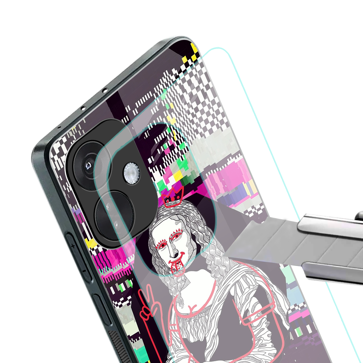 mona remix back phone cover | glass case for oneplus nord ce 3