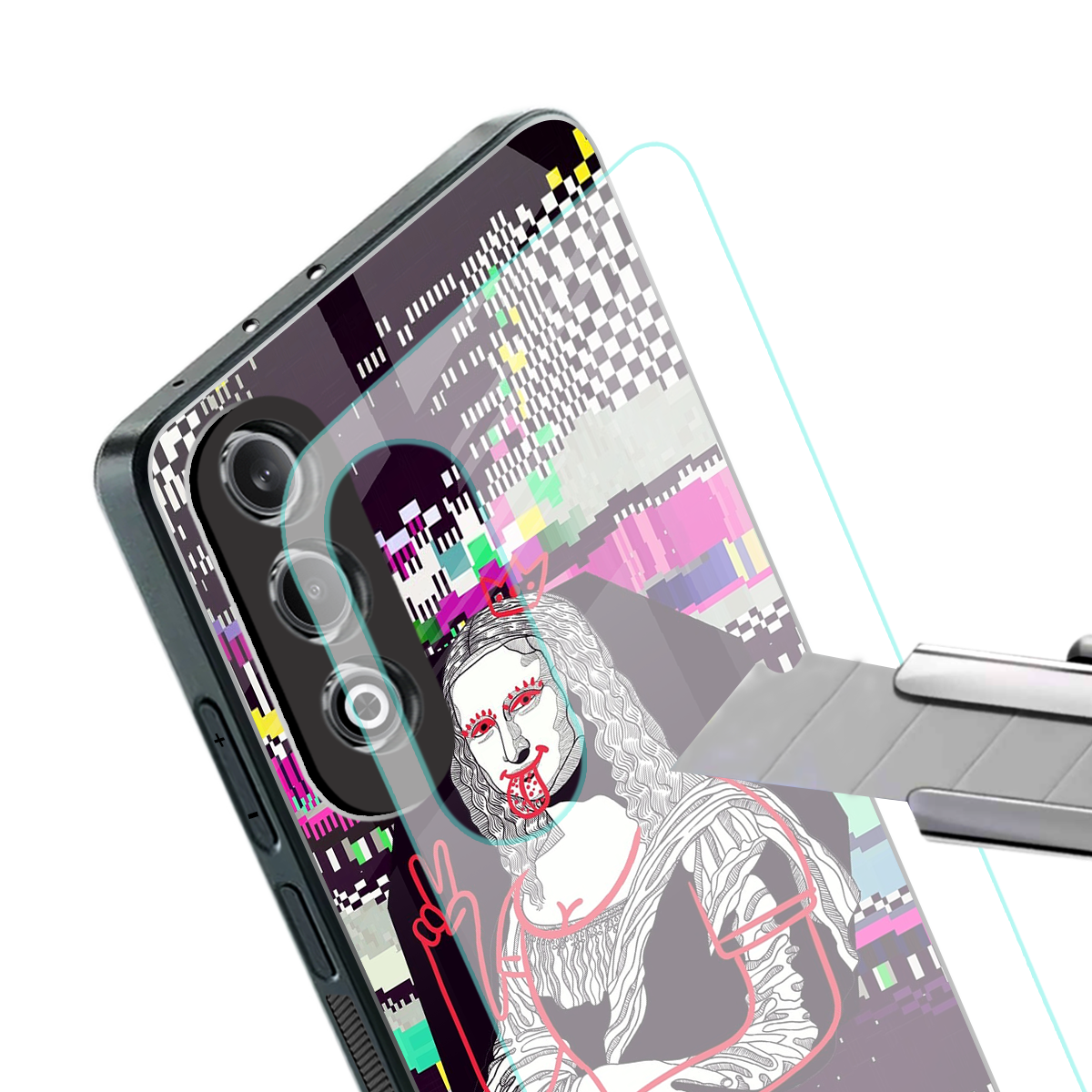 mona remix back phone cover | glass case for oneplus nord ce 4