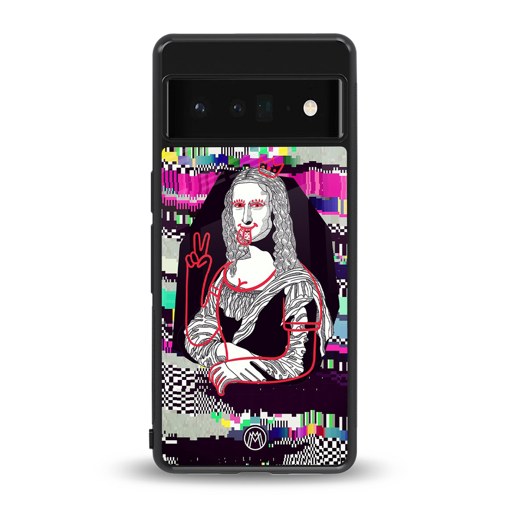 mona remix back phone cover | glass case for google pixel 6 pro