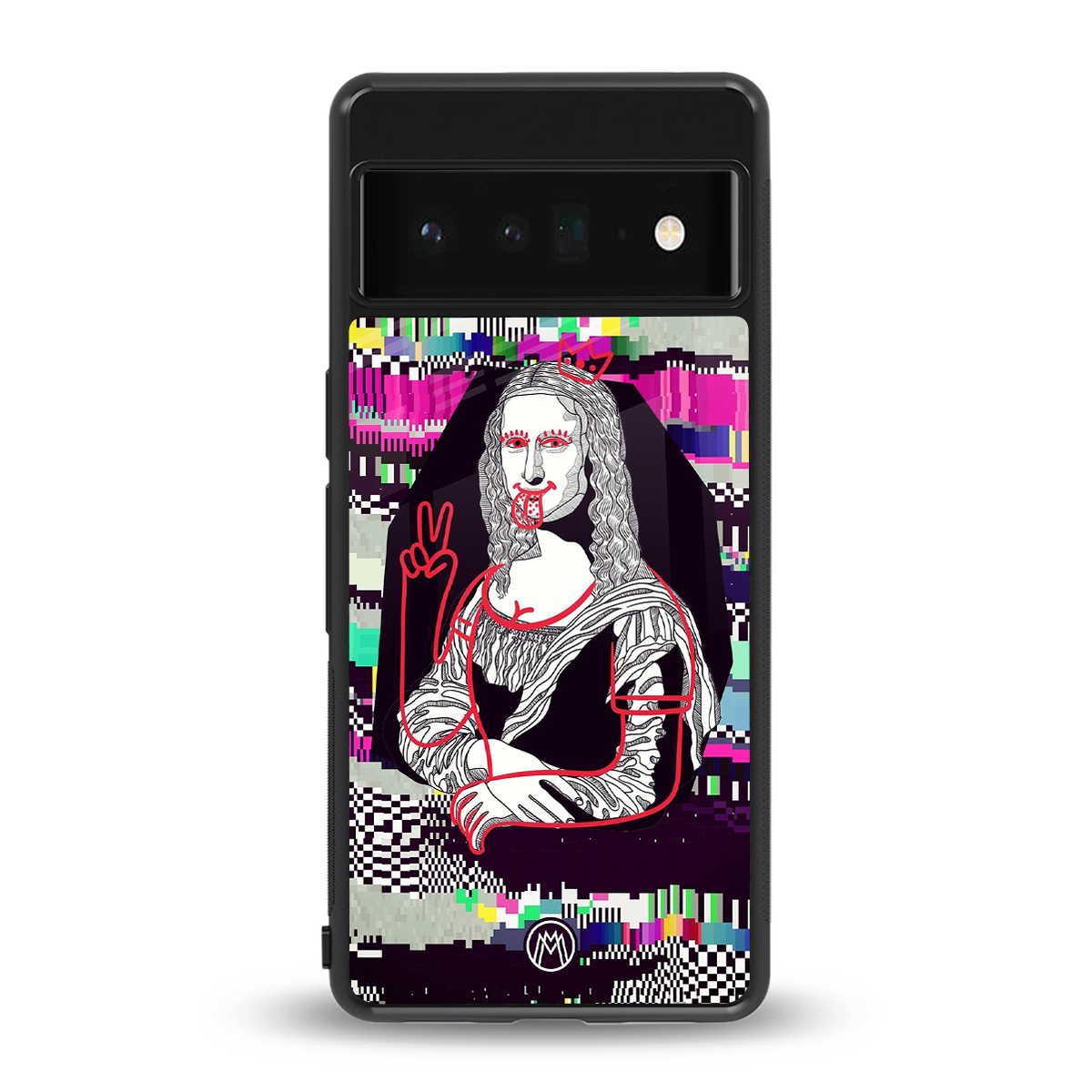 mona remix back phone cover | glass case for google pixel 6 pro