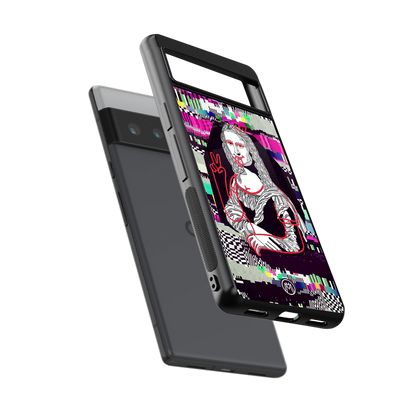 mona remix back phone cover | glass case for google pixel 6 pro