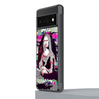 mona remix back phone cover | glass case for google pixel 6 pro