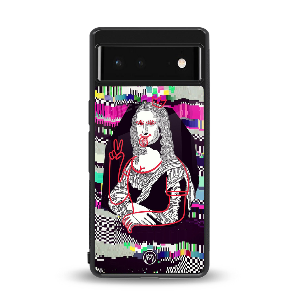 mona remix back phone cover | glass case for Google Pixel 6A