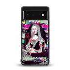 mona remix back phone cover | glass case for Google Pixel 6A