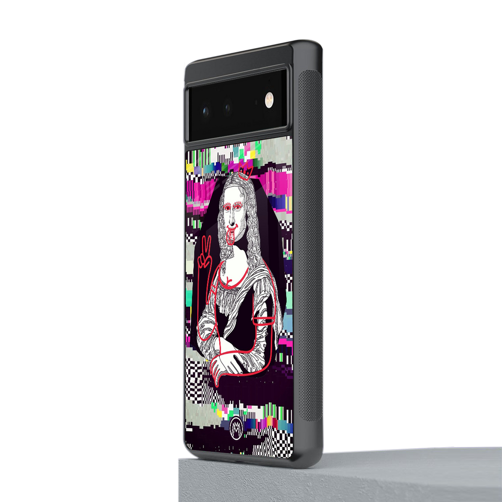 mona remix back phone cover | glass case for Google Pixel 6A