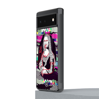 mona remix back phone cover | glass case for Google Pixel 6A