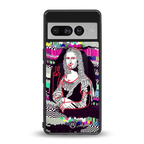 mona remix back phone cover | glass case for google pixel 7 pro