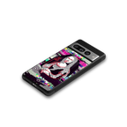 mona remix back phone cover | glass case for google pixel 7 pro