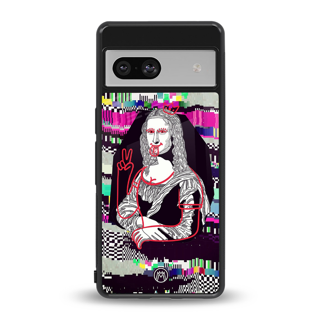 mona remix back phone cover | glass case for Google Pixel 7