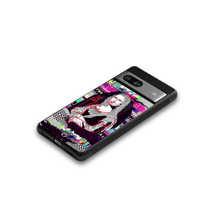 mona remix back phone cover | glass case for Google Pixel 7