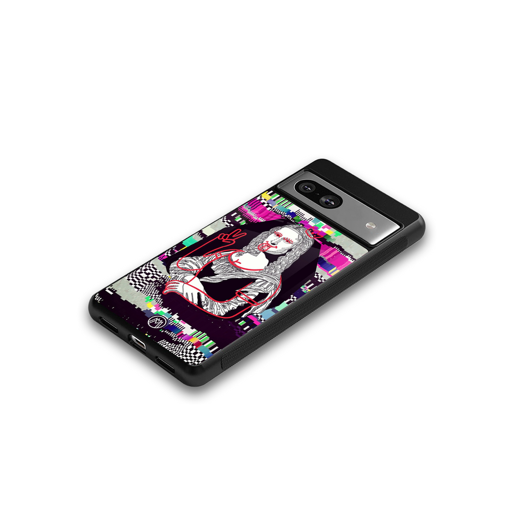 mona remix back phone cover | glass case for Google Pixel 7A