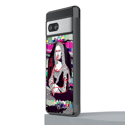 mona remix back phone cover | glass case for Google Pixel 7