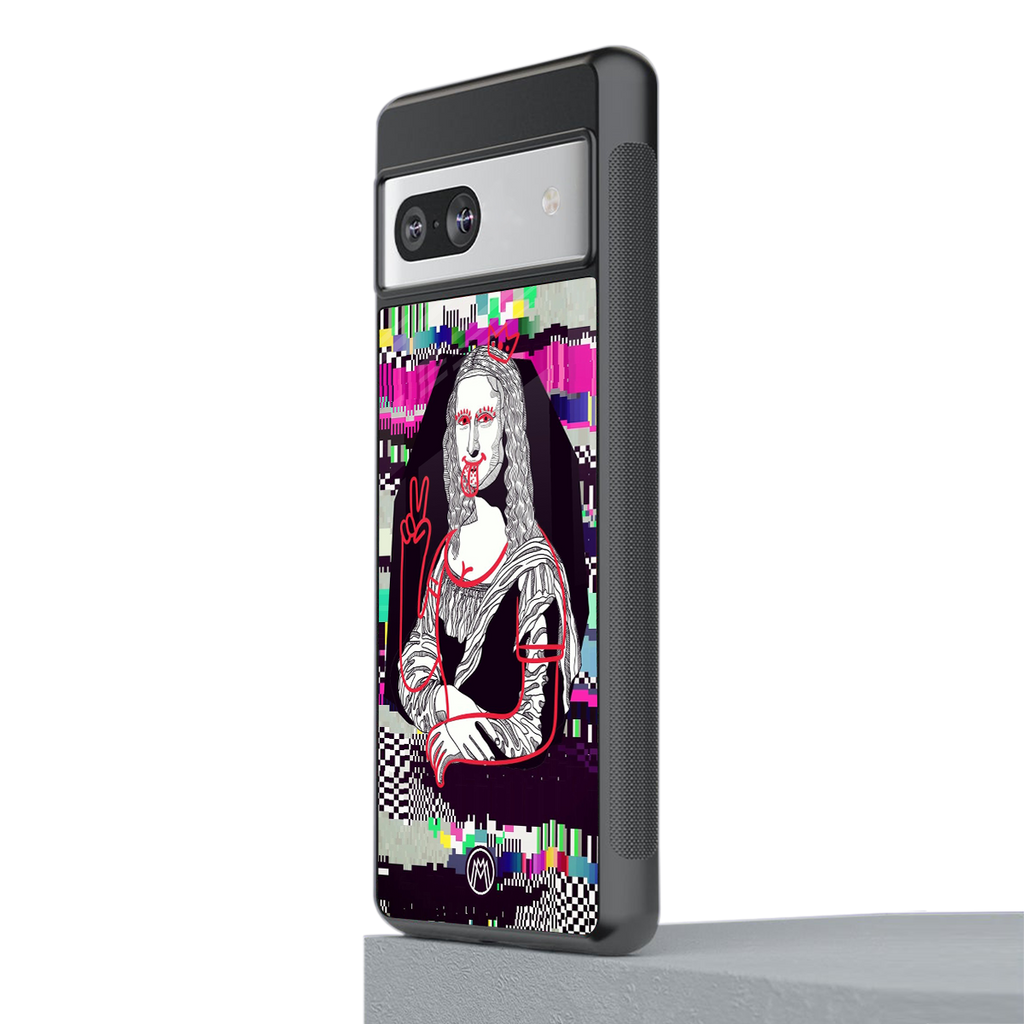 mona remix back phone cover | glass case for Google Pixel 7A