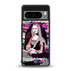 mona remix back phone cover | glass case for google pixel 8 pro