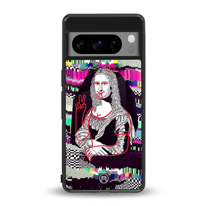 mona remix back phone cover | glass case for google pixel 8 pro