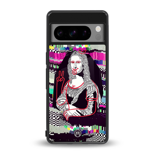 mona remix back phone cover | glass case for google pixel 8 pro