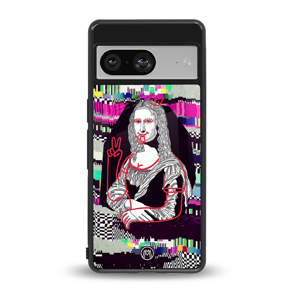mona remix back phone cover | glass case for Google Pixel 8