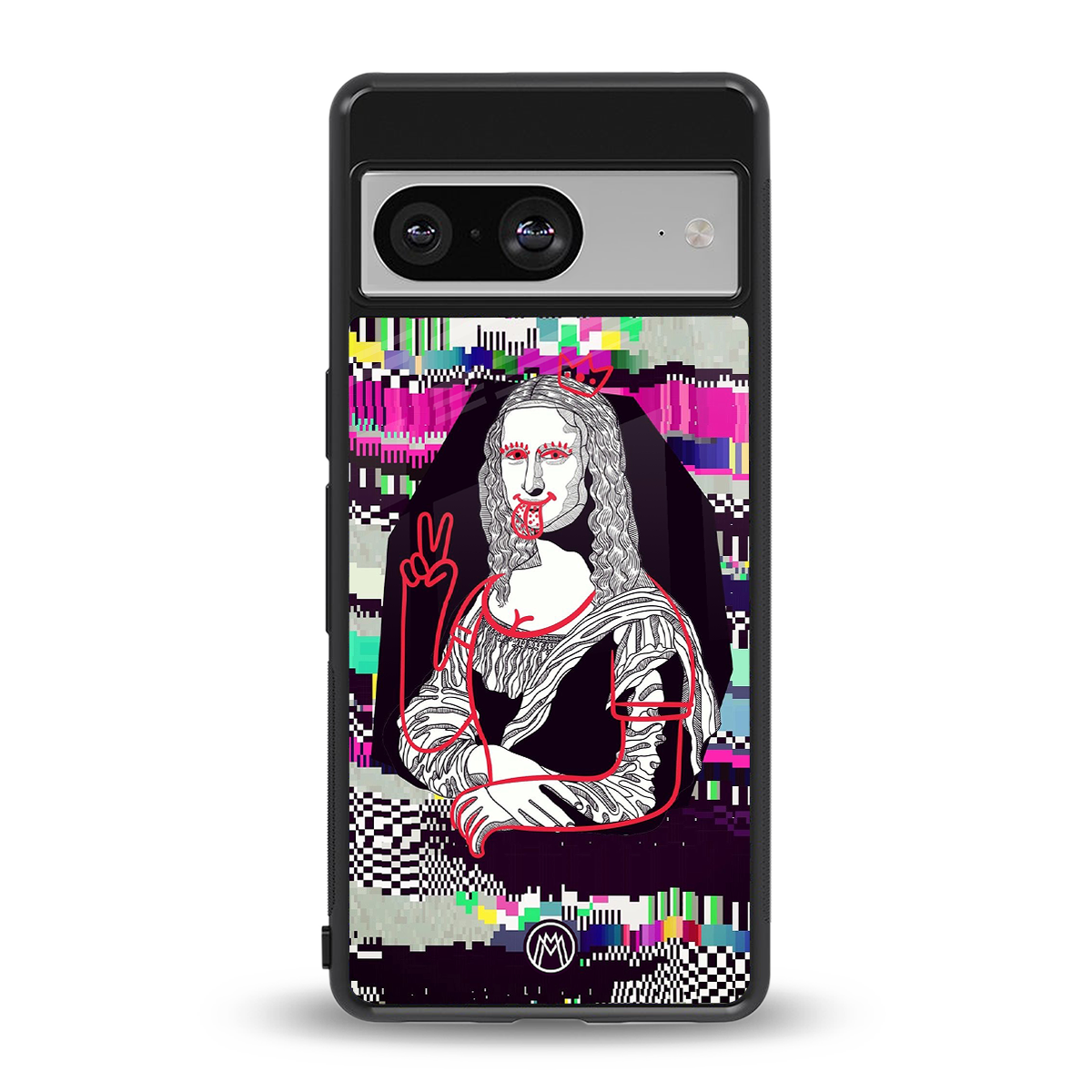 mona remix back phone cover | glass case for Google Pixel 8